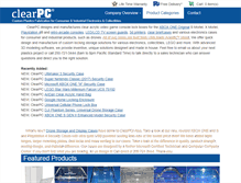 Tablet Screenshot of clearpc.ca